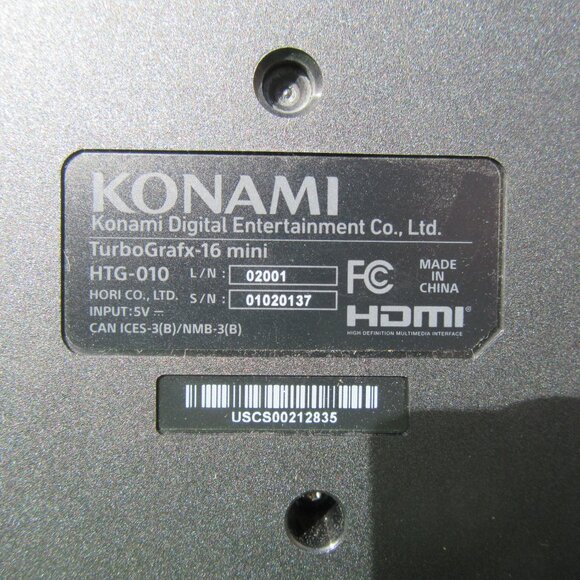 Konami TurboGrafx 16 Mini Video Game Console w/ Remote HTG-010 ONLY - Picture 6 of 9